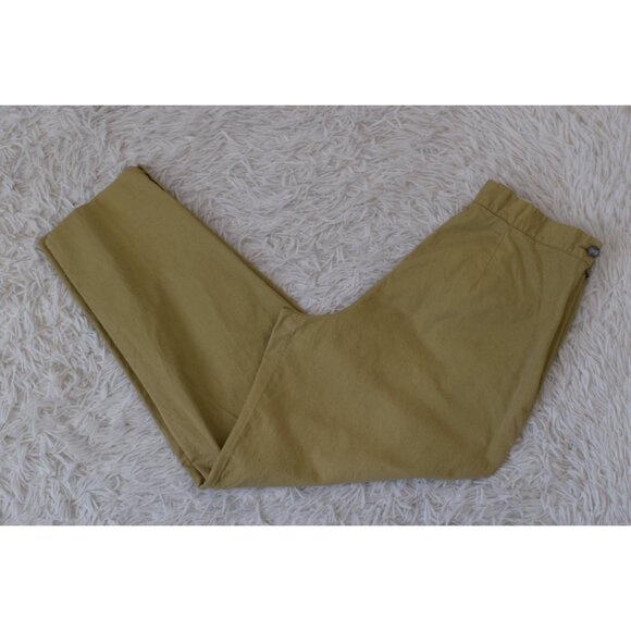 Lightweight Ochre Ankle Pants by umberto angri italia | 28 waist - Picture 7 of 10